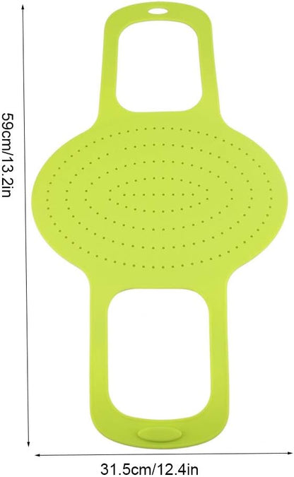 Pssopp Silicone Turkey Lifter, Roasting Pan Sling for Turkey Meat, Green Bakeware