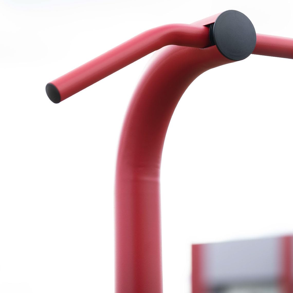 Titan Fitness Outdoor Power Tower, Red, 4-Stations-in-1, Pull-Up, Dip, Knee Raise, Push-Up Stations