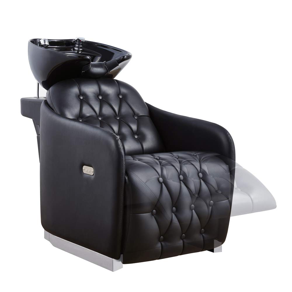 Dir Salon Shampoo Backwash Unit Shampoo Station with Electric Adjusting Footrest Yume Dreaming