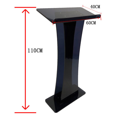 LaseVe Podium Podium Acrylic Lectern Pulpit Transparent Podium Church Wedding Podium School Stage Host Business Office Furniture Conference Display Stand