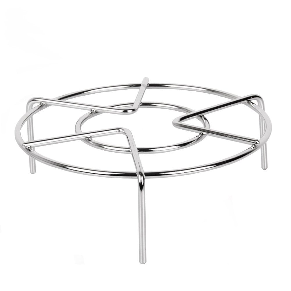 Steam Rack,Steaming Rack Stand,Steamer Basket,Heavy Duty Stainless Steel Metal Multi-function By Meleg Otthon (5.9" Diameter X2.7"High)