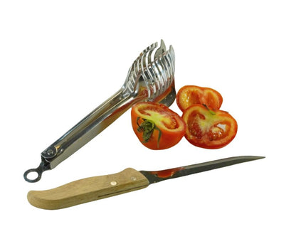 i Kito Tomato Lemon Slicer with Tomato Knife Set,Handheld Even Slicing Guide Cutter Tools,for Round Fruit and Veggies, Multi Kitchen Cutting Gadgets