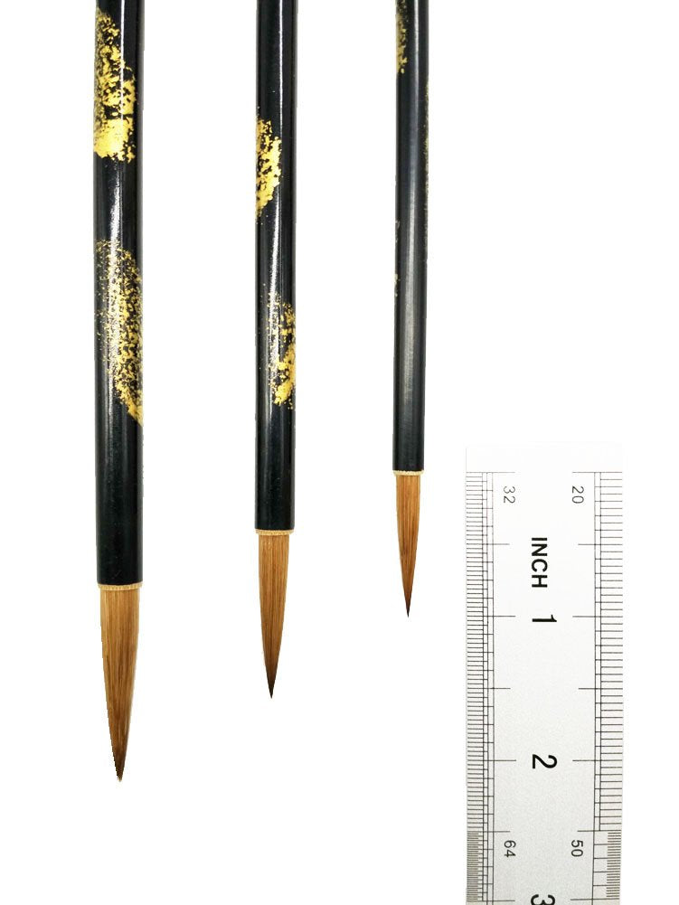 Easyou Hu Brush Chinese Brush for Regular Running Script of Calligraphy and Figure Flower Drawing Pure Wolf Hair(Weasel) 0.45 * 2.6cm(0.18"*1.02") mbdq S
