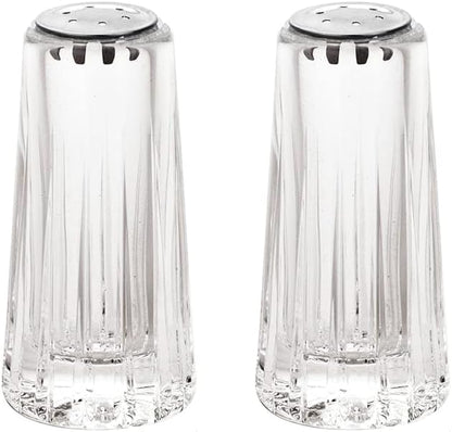 YBM Home Acrylic Salt and Pepper Shakers with Stainless Steel Lid, 1.5oz Clear Spice Herb Dispenser for Dining Table,