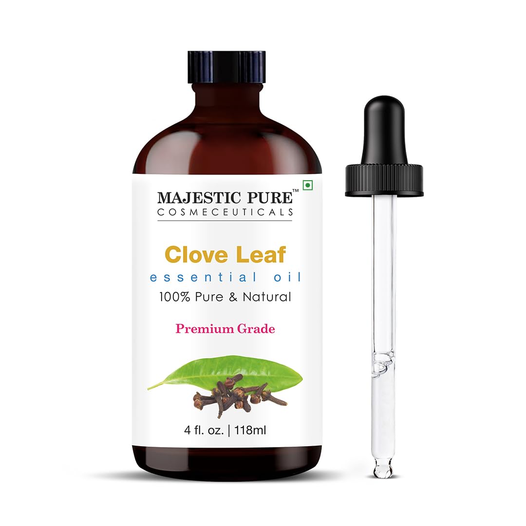 Majestic Pure Lavender Essential Oil with Glass Dropper - Huge 4 Fl Oz - 100% Pure and Natural Lavender Oil - Premium Grade Essential Oils for Diffuser, Aromatherapy, Soap and Candle Making