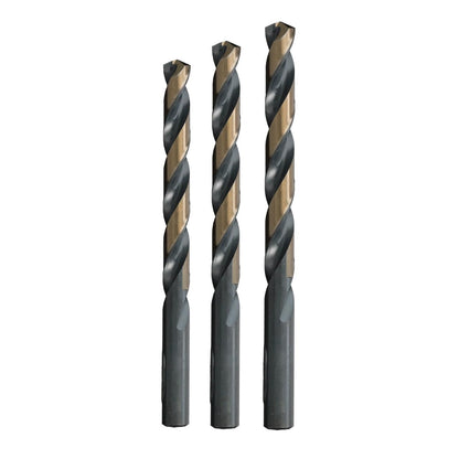 Drill America - KFD29J-PC 29 Piece Heavy Duty High Speed Steel Drill Bit Set with Black and Gold Finish in Round Case (1/16" - 1/2" x 64ths), KFD Series