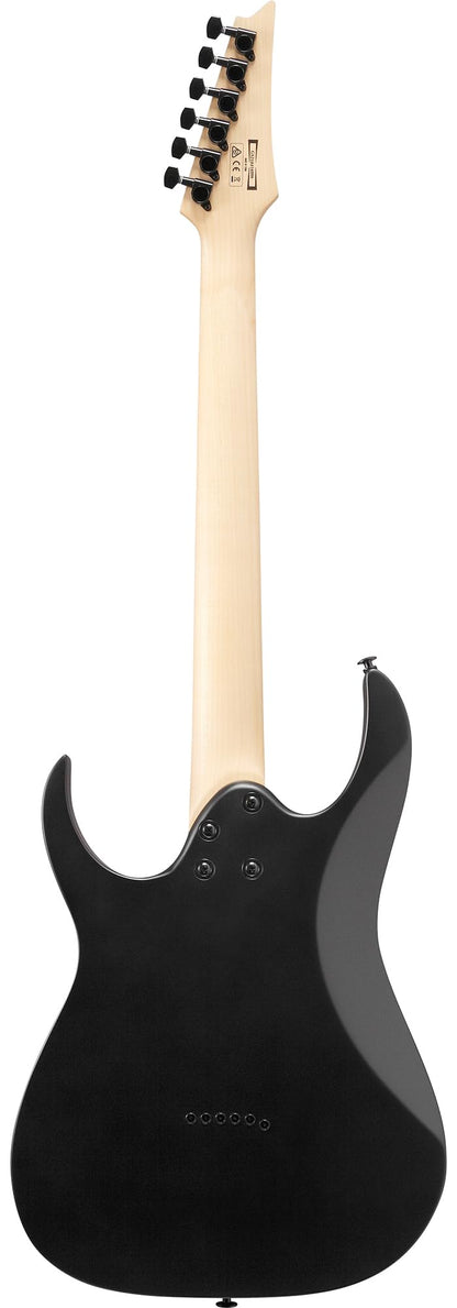 Ibanez GRG131DX RG Gio Electric Guitar - Black Flat Bundle with Amp, Gig Bag, Tuner, Instrument Cable, Picks, Austin Bazaar Instructional DVD, and Polishing Cloth