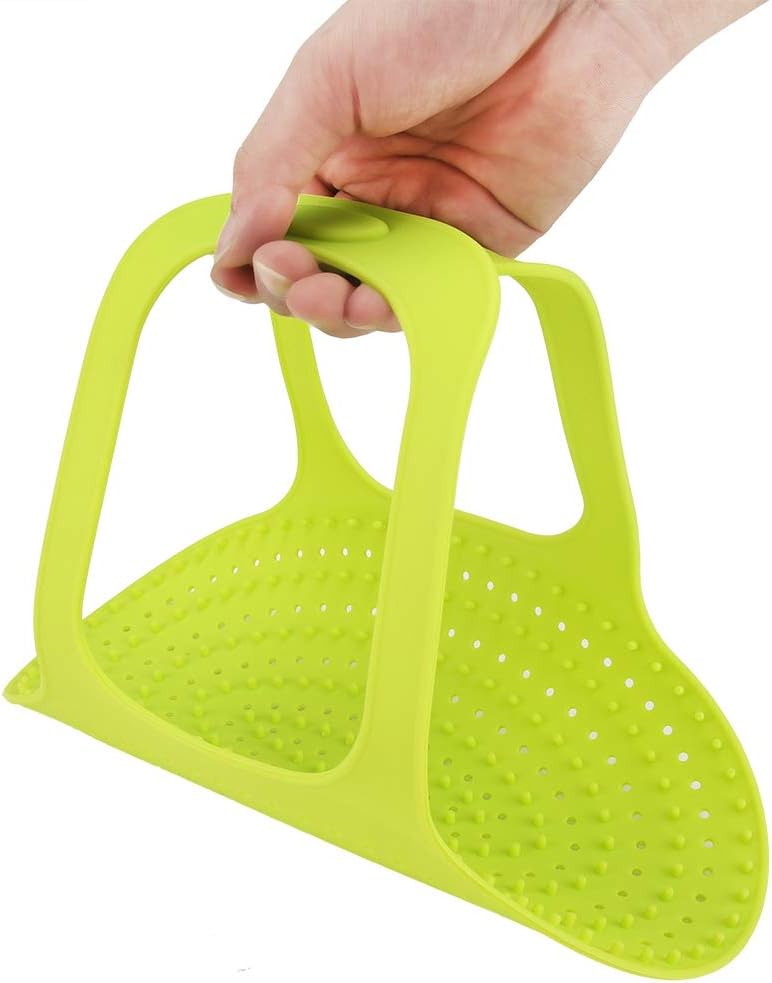 Pssopp Silicone Turkey Lifter, Roasting Pan Sling for Turkey Meat, Green Bakeware