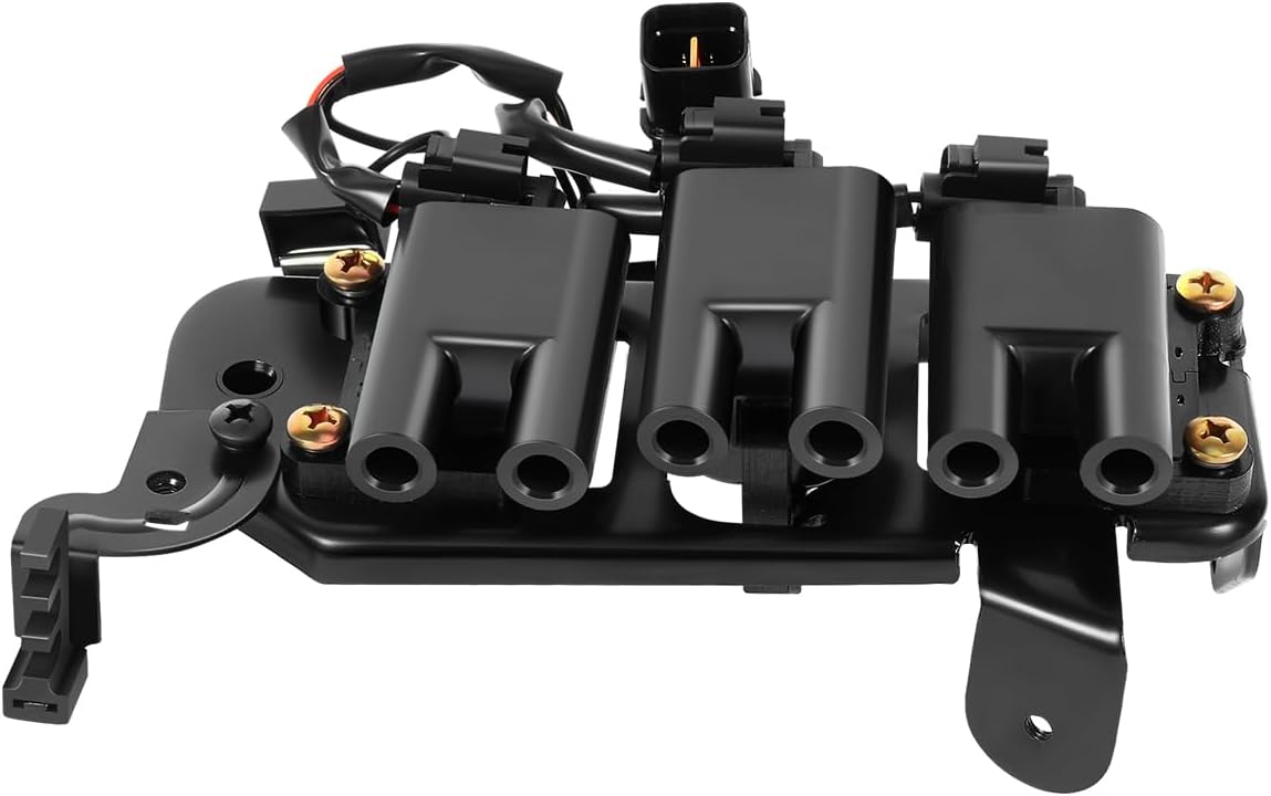 ECCPP 3 ignition coils with 3 iridium Spark Plugs,UF808,coils packs,for Smart Fortwo 2016-2017 0.9L‎224332428R,UF-808