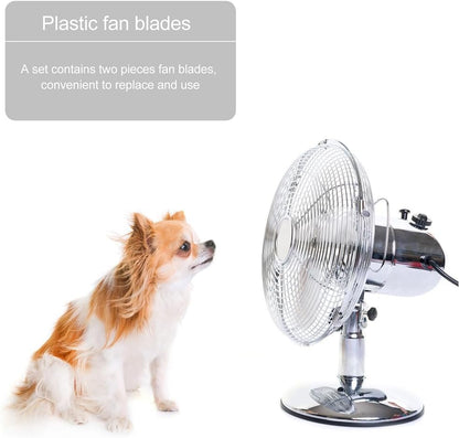 HOMSFOU Fan Replacement Blades - Universal Plastic 3 Leaves for 14 inch and 16 inch Electric Fan