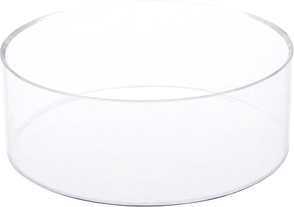 Plymor Clear Acrylic Beveled Ball Display Holder Stand, 2.5" H x 7" W