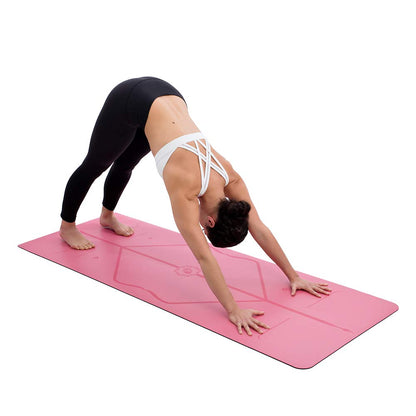 Liforme Travel Yoga mat – Patented Alignment System, Warrior-Like Grip, Non-Slip, Eco-Friendly, Ultra-Lightweight and Sweat Resistant, Made with Natural Rubber