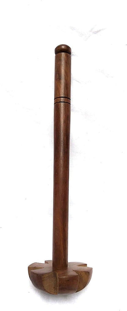 Wooden Mathani Mixer, Hand Blender Masher in Pure Shisham Wood - 14 inch