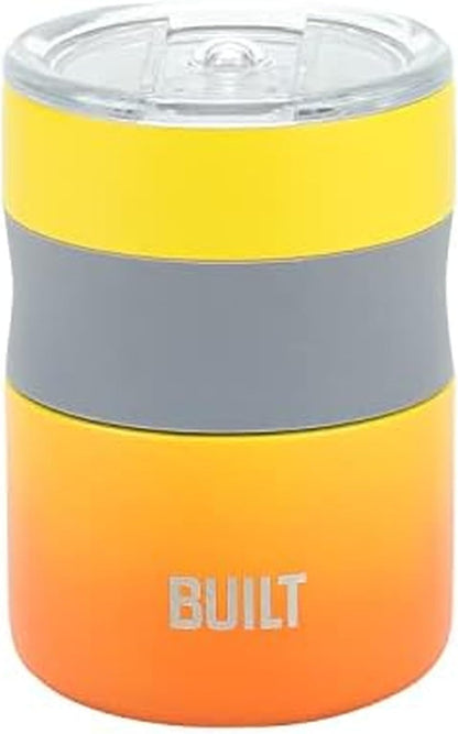 12 BUILT Ounce Double Wall Vacuum Sealed Stainless Steel, Coffee and Tea Desk Mug, Easy to Clean Tritan Lid