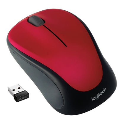 Logitech M317 Wireless Mouse, 2.4 GHz with USB Receiver, 1000 DPI Optical Tracking, 12 Month Battery, Compatible with PC, Mac, Laptop, Chromebook - Blue