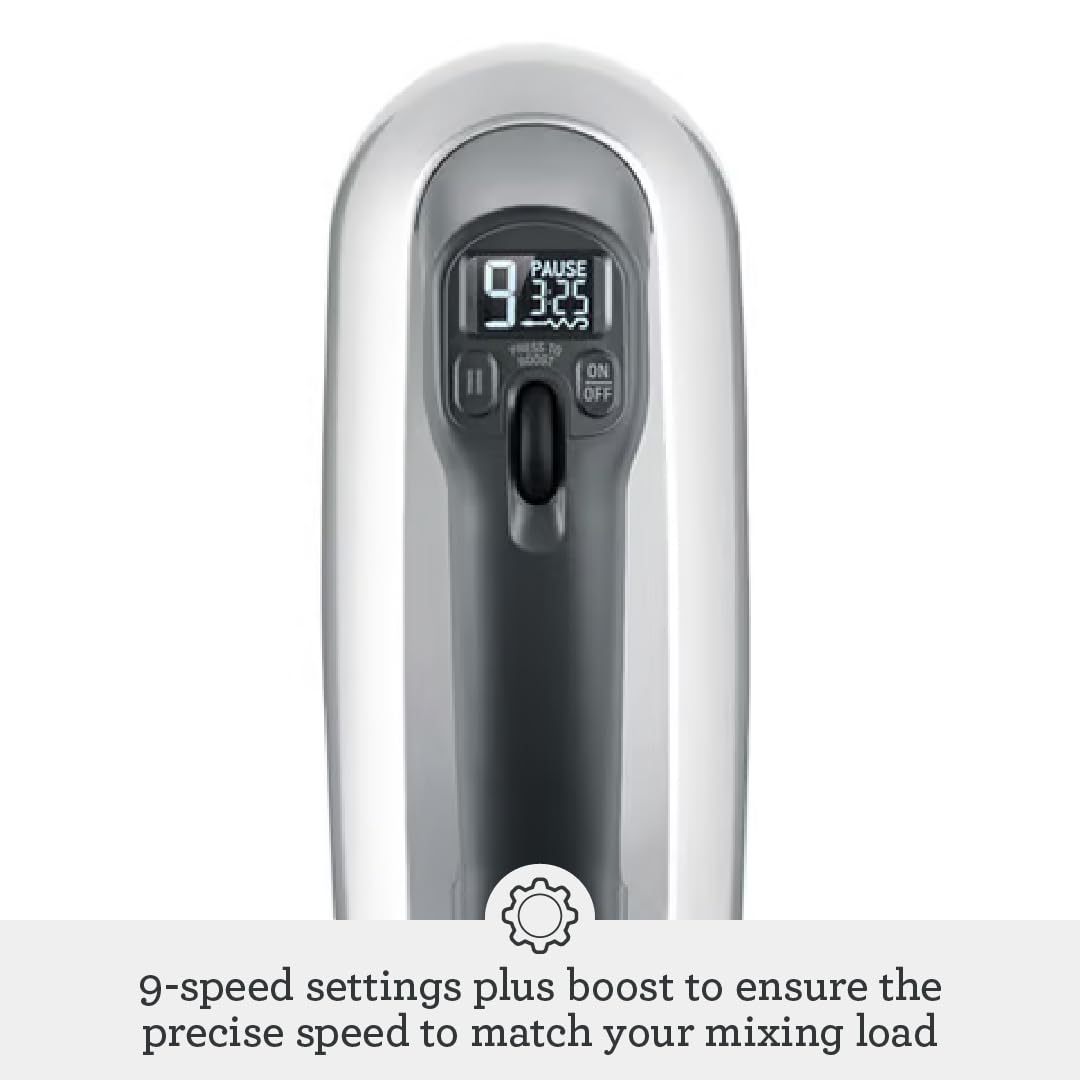 Breville BHM800SIL Handy Mixer for Baking, Silver