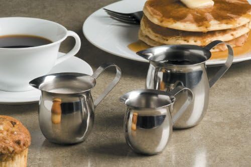 American Metalcraft CP500 Creamers, Silver, 4" Length x 2.5" Width