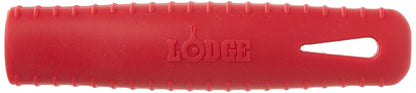 Lodge Silicone Hot Handle Holder - Dishwasher Safe Hot Handle Holder Designed for Lodge Carbon Steel Pan Products - Reusable Heat Protection Up to 500° - Red