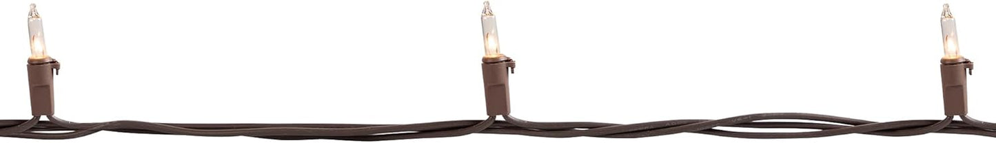4' 10ct Northlight Mini Incandescent Christmas Lights - Clear - Brown Wire