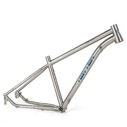 HIMALO Bike Frame 27.5/29er Mountain Bike Frame 15.5''/17''/19'' Lightweight Titanium Alloy Rigid Frame Disc Brake Thru Axle 12x142mm XC AM(29 * 17'')
