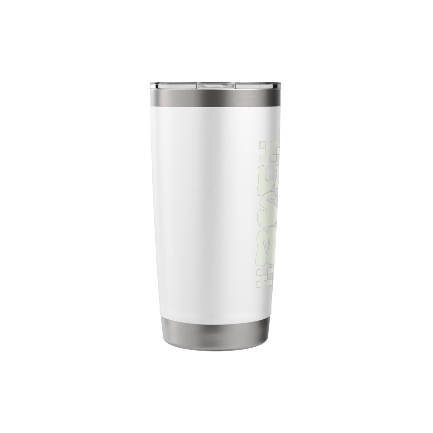 Anti-Racist Ska Punk 2-Tone Chess Checked OI Rude Boy Stainless Steel Insulated Tumbler