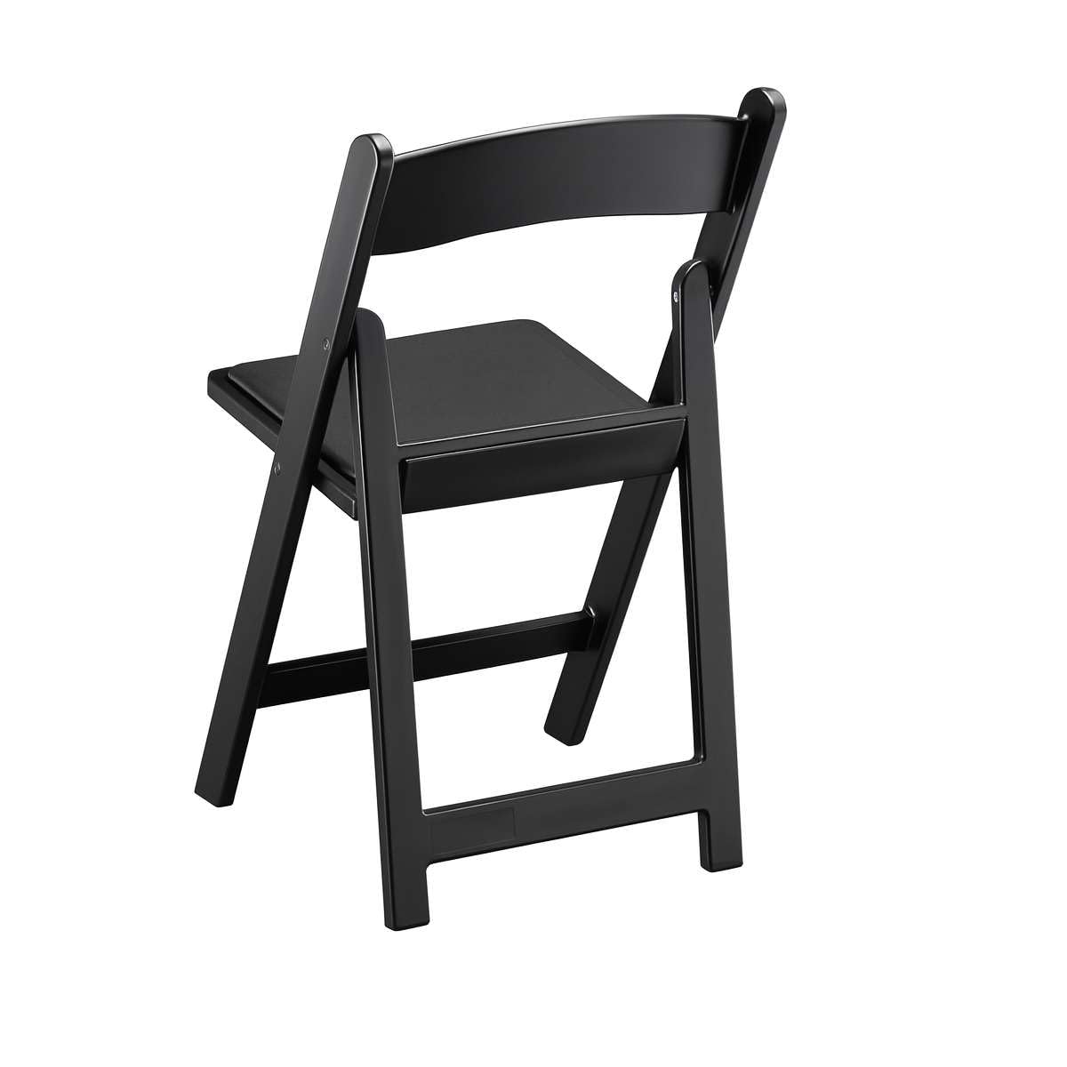Zedfire Set of 8, Black Resin Folding Chairs with Vinyl Seat, Commercial Event Chairs, Foldable Chair for for Party, Wedding, Picnic, Indoor/Outdoor use