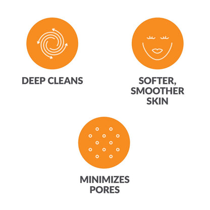 Clarisonic Deep Pore Facial Cleansing Brush Head Replacement | For Blackheads and Clogged Pores| Suitable for Sensitive, Oily Skin