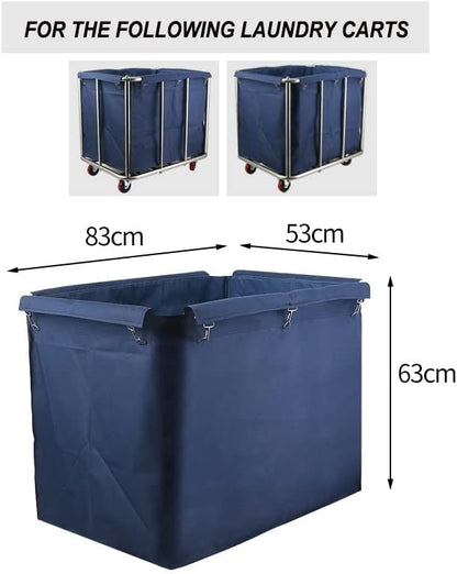 Easyars Replacement Liner Bag for Laundry Cart,Removable Waterproof Liner Bag for Rolling Laundry Basket,Oxford Cloth