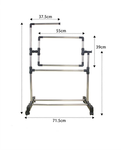 Stainless Steel Adjustable Height Embroidery Stand Cross Stitch Frame,360 Degrees Rotatable Wooden Floor Tabletop Tapestry Frame Craft Stand,Standing Lap Table for A