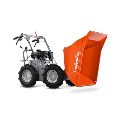 MechMaxx 660Lb Capacity 212cc 7HP Gas Powered Wheelbarrow Dumper Dump Cart,3F+1R Gearbox, T30
