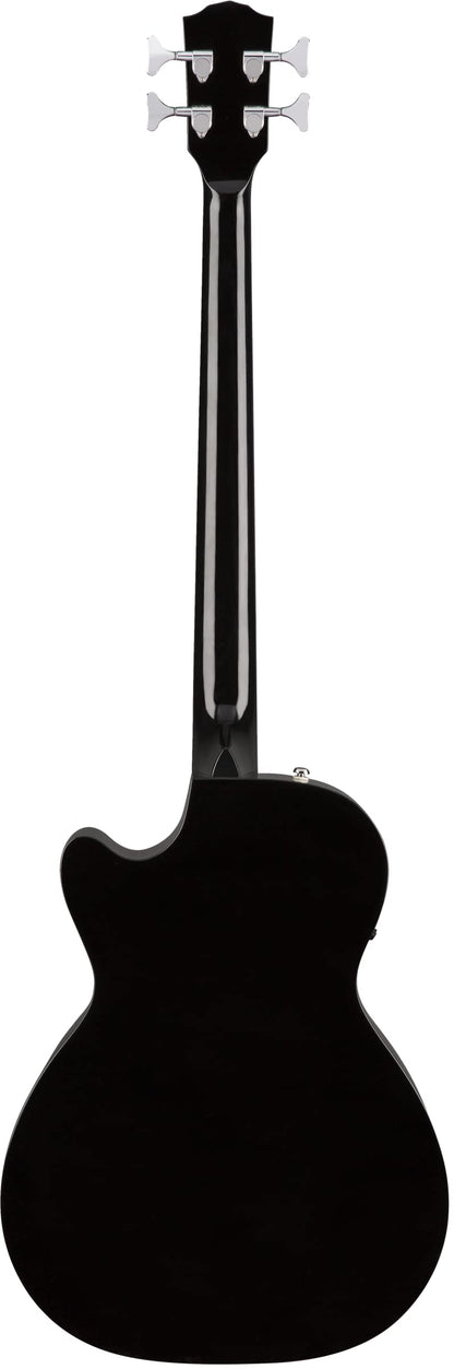Fender Acoustic Bass Guitar 4-String with Fishman Bass Acoustic Guitar Pickup with Tuner and Equalizer, Classic Design with Rounded Walnut Fingerboard, Mahogany Construction, Spruce Top