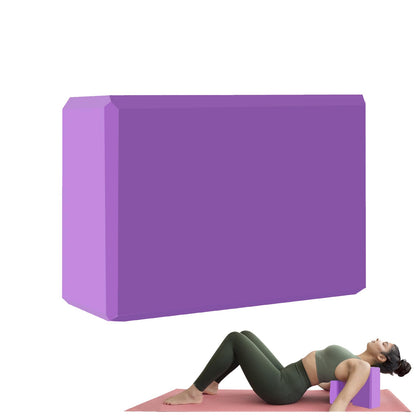 Yoga Block - Supportive Latex-Free Eva Foam - Soft Non-Slip Surface with Beveled Edges for Yoga, Pilates, Meditation - Yoga Accessories for Stability, Balance, Deepen Stretches