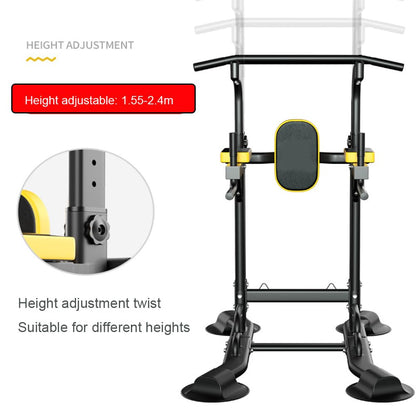 Power Tower Dip Station Adjustable Pull Up Bar, Push Up Workout Dip Stands Strength Training Equipment,for Home Gym 300Kg