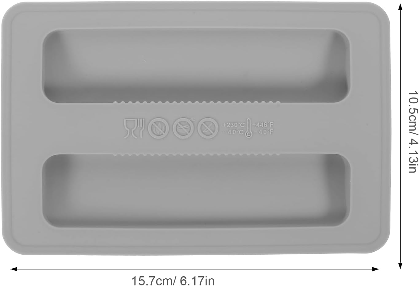 Tofficu 2pcs Toaster Dust Cover, 2 Slice Silicone Bread Maker Cover for Sandwich Machine Accessories