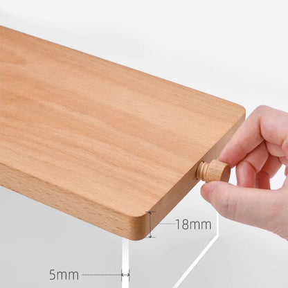ECKEK Wood Display Risers, Organizer Stand, Riser Stand for Figures, Cupcake, Perfume and More (Acrylic S 32*15*10.5cm/12.60*5.91*4.13inches)