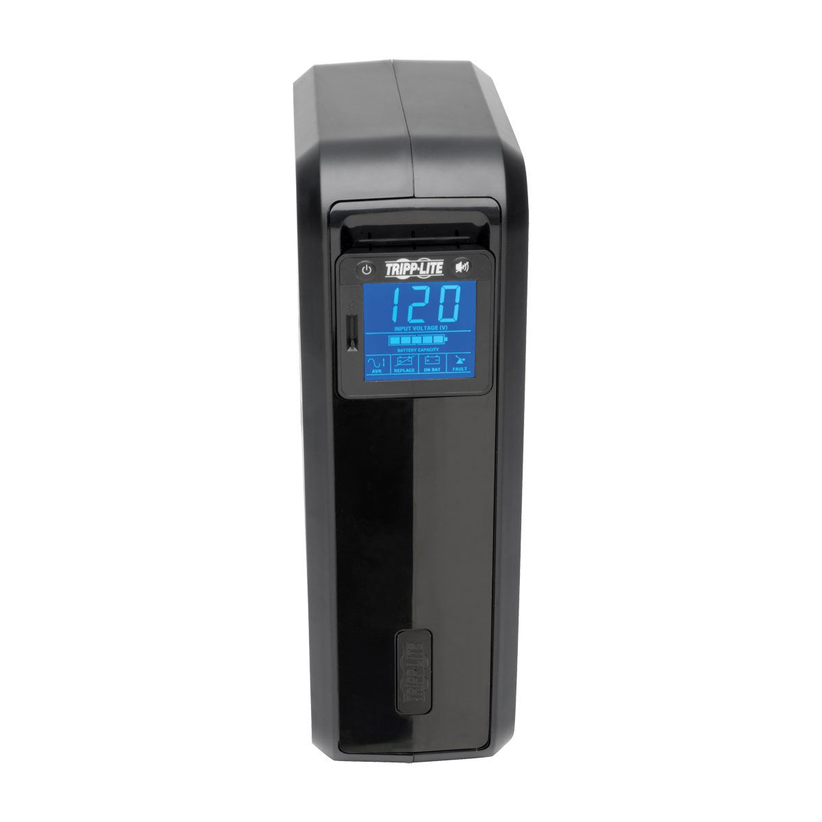 Tripp Lite 1000VA Smart UPS Battery Back Up, 500W Tower, 8 Outlets, LCD Display, AVR, USB, Tel / DSL / Coax Protection, 3 Year Warranty & $250,000 Insurance (SMART1000LCD) Black
