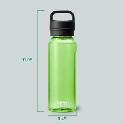 YETI Yonder 1L/34 oz Water Bottle with Leakproof Yonder Chug Cap, Canopy Green
