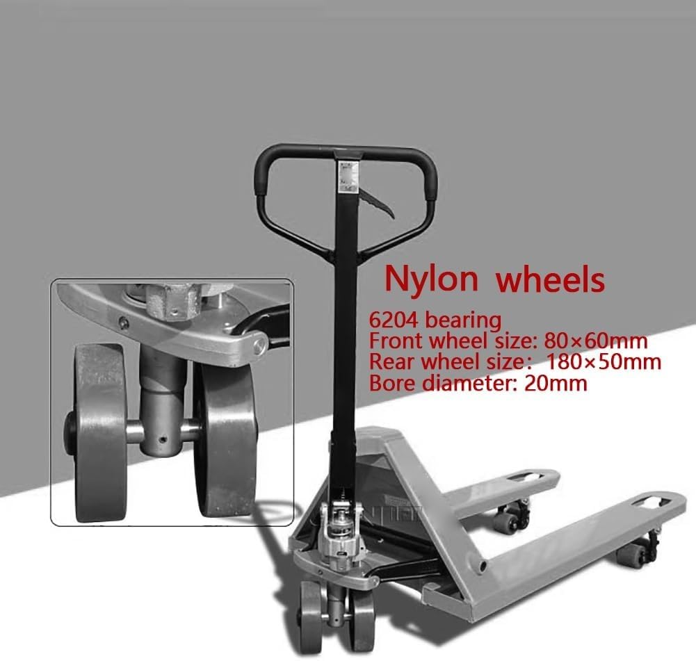 4 Front Load Roller 80 X 60mm Pallet Jack Nylon Wheels Bore 20mm Injection Molded Replacement 6pcs