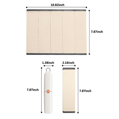 TOOPONE Small Cutting Board Set, 11 x 8 inches, Foldable Plastic Kitchen Boards for Food Prep