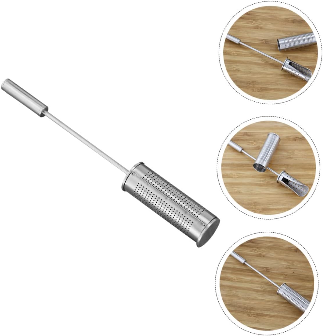 Stainless Steel Tea Strainer with Handle, Mesh Tea Infuser, Cooking Strainer, Loose Leaf Blade, Coffee Filters for Tea