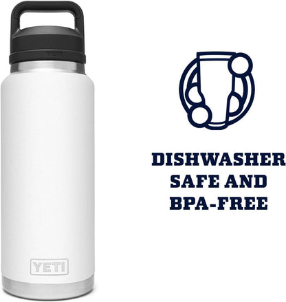 YETI Rambler 36 oz Bottle, Vacuum Insulated, Stainless Steel with Chug Cap, Wetlands Camo