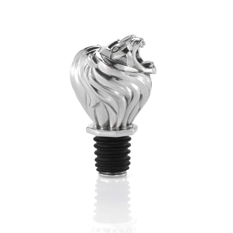 Royal Selangor Hand Finished Savannah Collection Pewter Lion Wine Pourer Gift