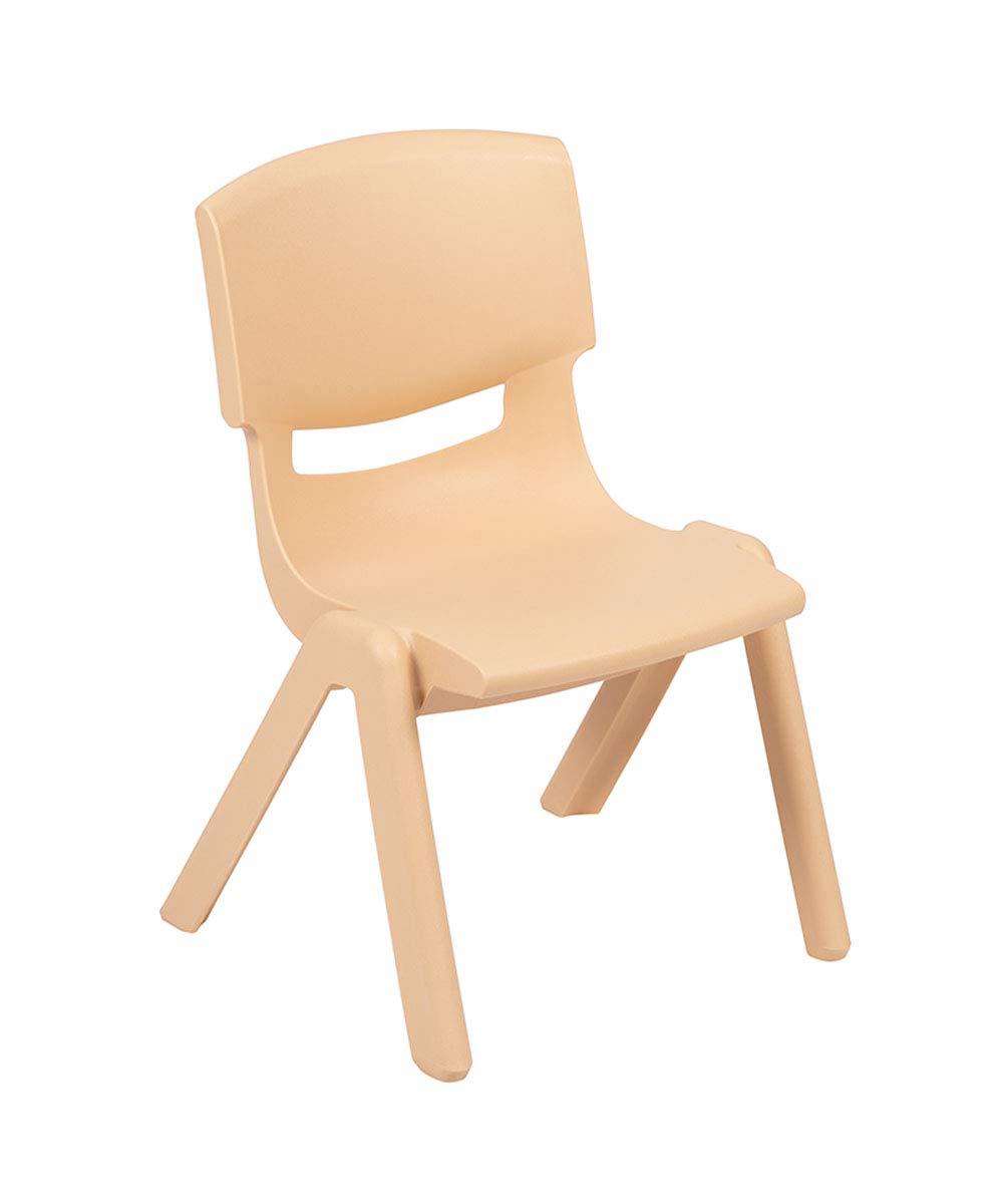 Flash Furniture 33" Round Natural Plastic Height Adjustable Activity Table Set with 2 Chairs
