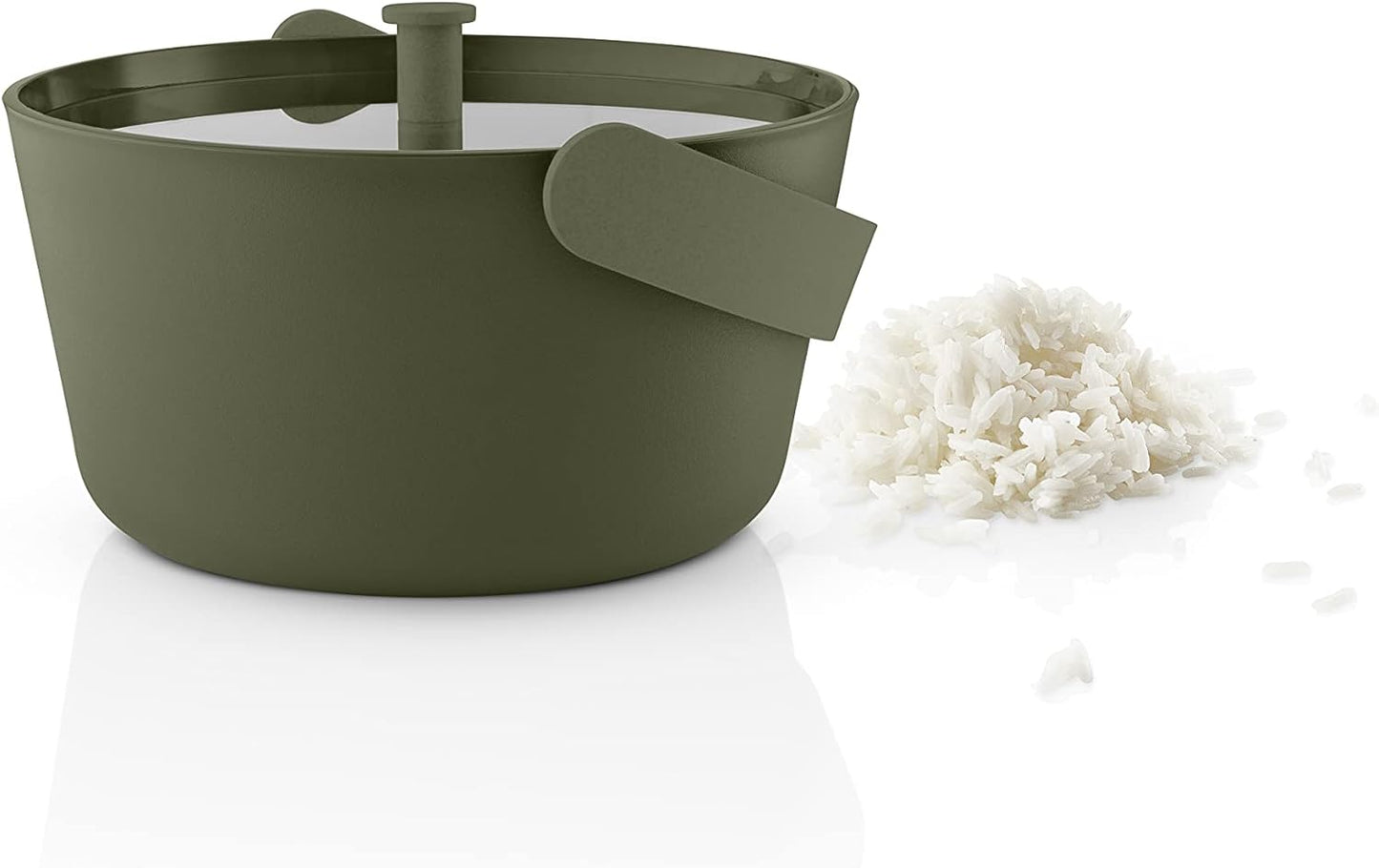 EVA SOLO Green Rice Steamer Tool | Cook Rice, Quinoa Easily in Microwave | Danish Design & Functionality