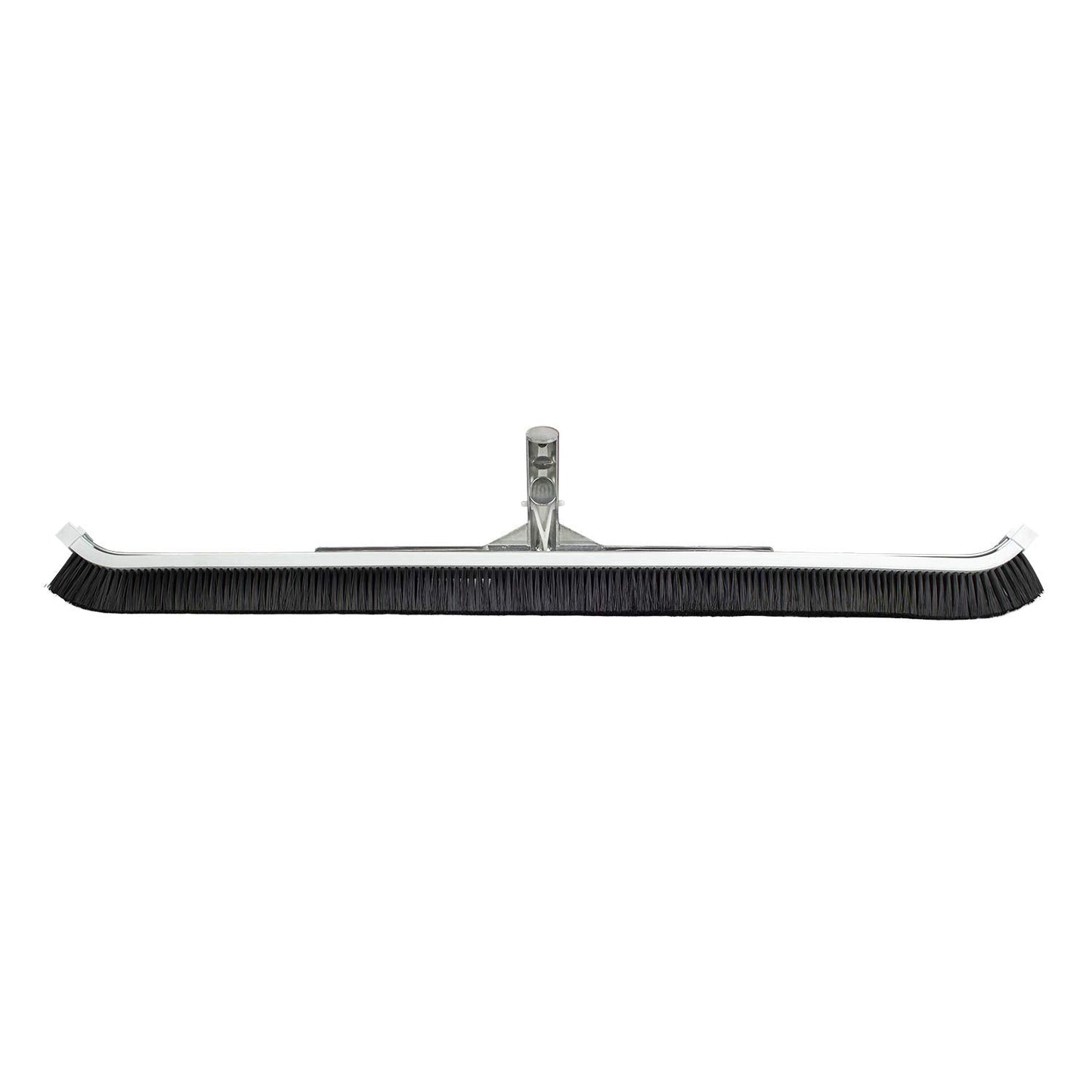 Poolmaster 36-Inch Commercial Pool Brush - Heavy-Duty Aluminum Back & Curved Nylon Bristles