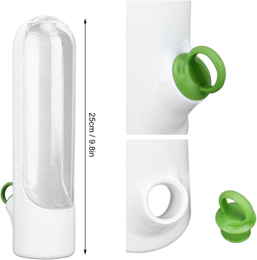 Lasting Refrigerator Herb Keeper, Fresh Storage Container for Asparagus, Coriander, Mint, Keeps Greens Fresh