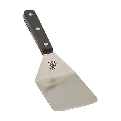 Sabatier Triple Rivet Stainless Steel Wide Turner, 9.65-Inch, Black,5154549