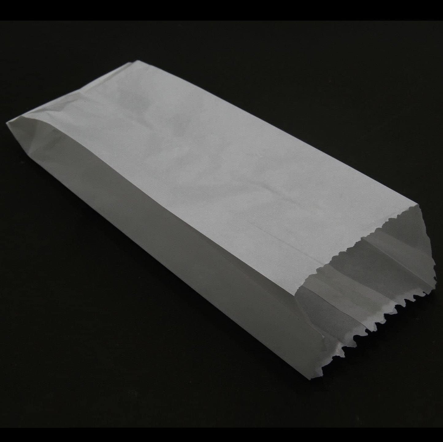 Butter Paper Covers Glassine Paper Pouches, 100 PCs Gussetted White Food Grade Storage Bags, Oil & Grease Resistant