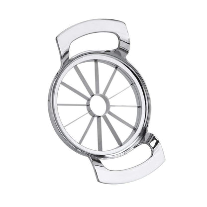 Stainless Steel Apple Slicer and Corer - FEITA 12 Blades Food Grade 304 Extra Large Heavy Duty Apple Cutter Divider up to 4 Inch Apples