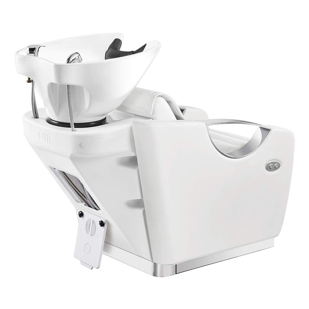 Dir Salon Shampoo Backwash Unit Hair Washing Station with Electrical Leg-Rest Victoria